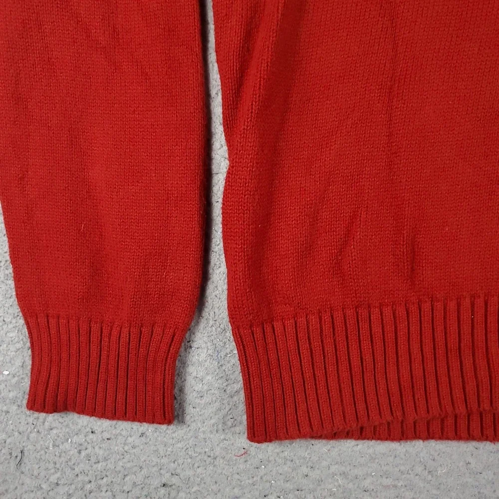 Ralph Lauren Sweater Mens XL Red Pony Casual 1/4 Zip Pullover Sweatshirt